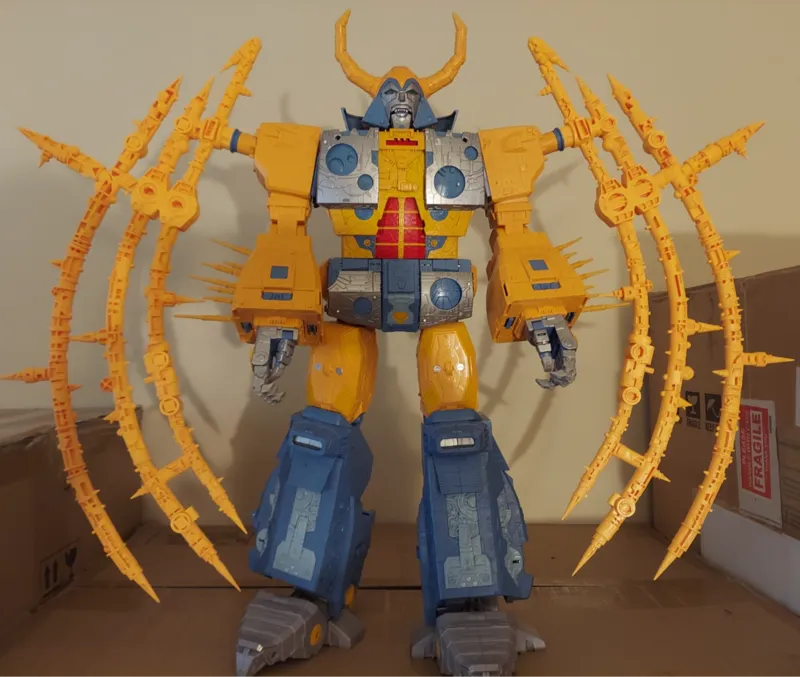 HASLAB UNICRON SEPARATE WING RINGS IN ROBOT MODE