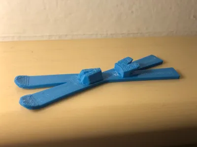 simple ski pair