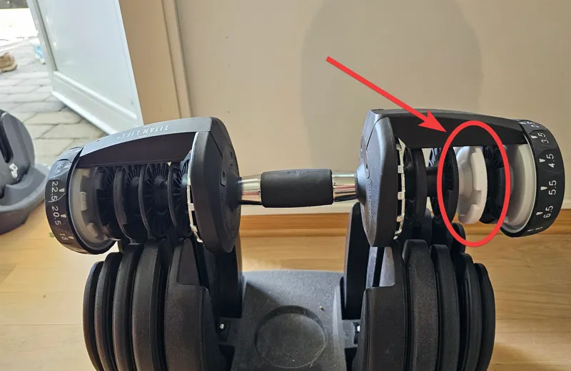 Titan Life - weight selector ring 3