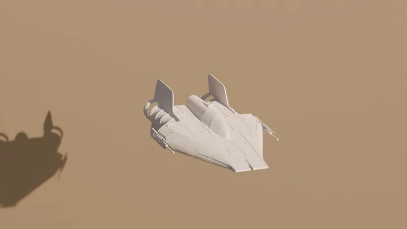 A- Wing - Star Wars Home Decoration