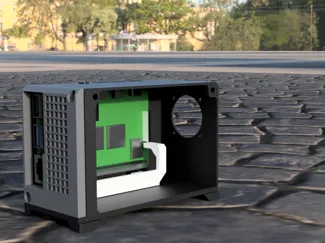 Raspberry Pi 4 Model B Pc Case (with Fan mount)