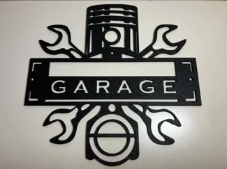 Art wall picture mechanic garage, car