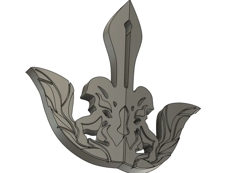 Golden Ornament on genichiros helmet