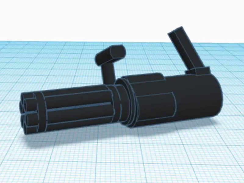 dummy 13 minigun
