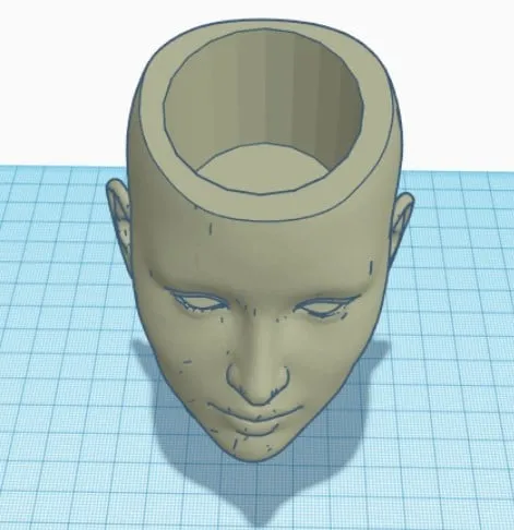Human Head Planter