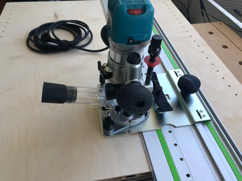 Makita Router to Festool LR32 System adapter