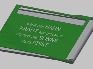 WER WEISS DENN SOWAS - Kartenhalter