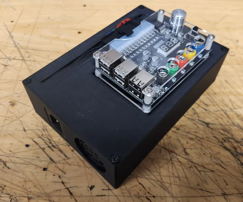 ATX power supply enclosure