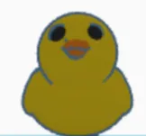 flat duck with stand 