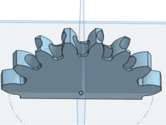 half gear pen holder