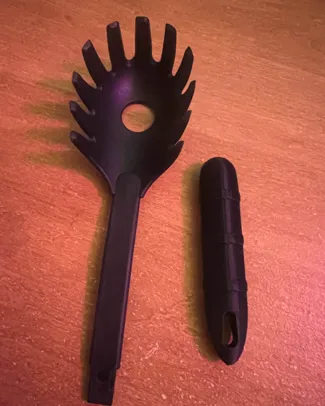 Kitchen spoon handle