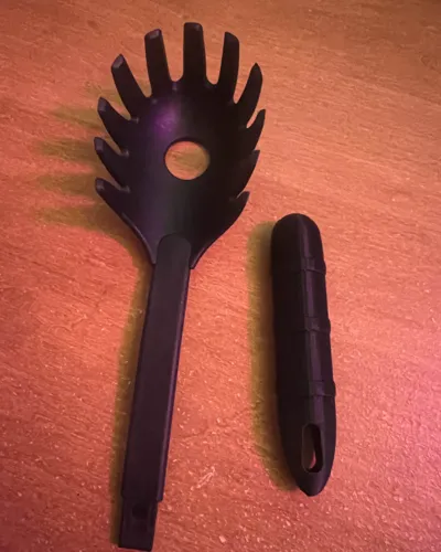 Kitchen spoon handle