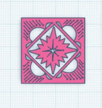Stamp quilt