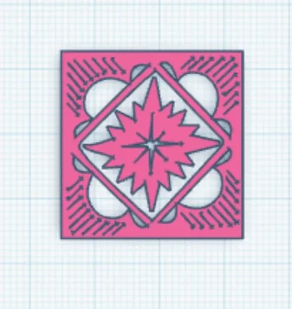 Stamp quilt