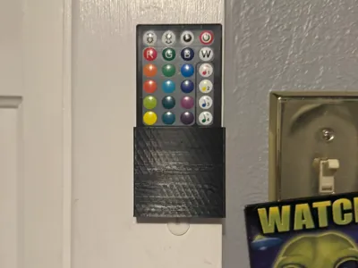Led remote holder 