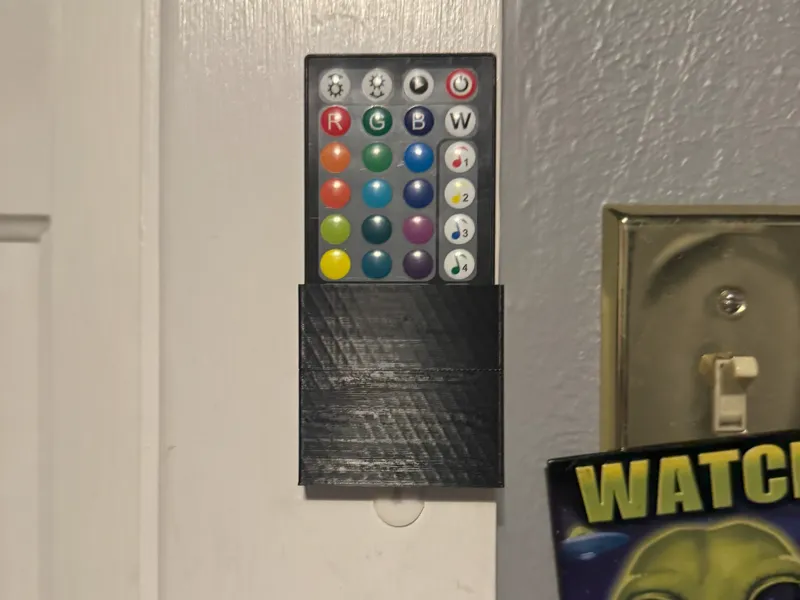 Led remote holder 