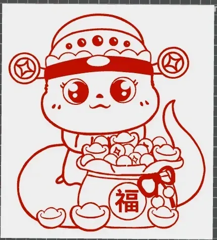 可爱的小蛇