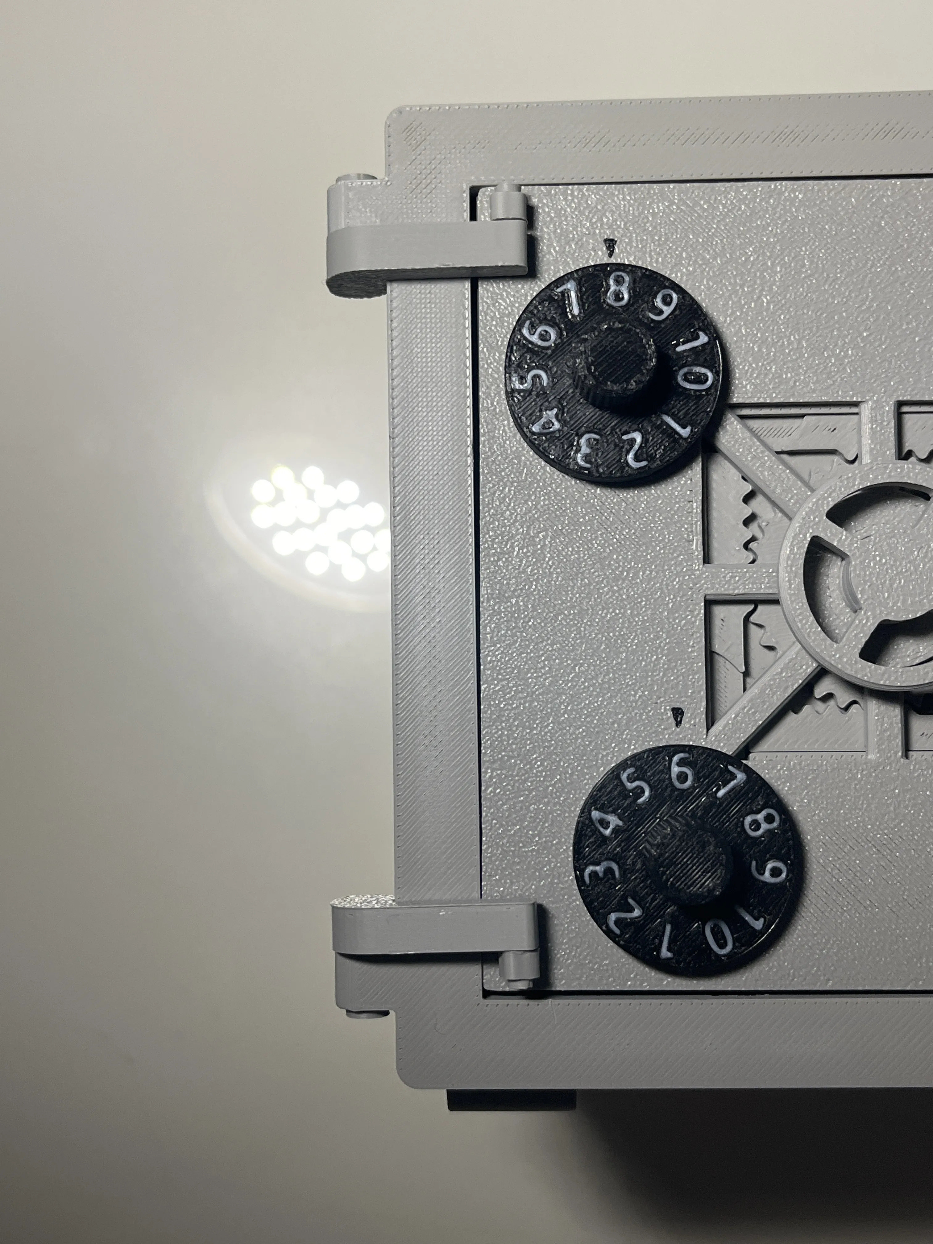 Bank Vault 4-digit combo (Customizable) - Free 3D Print Model - MakerWorld