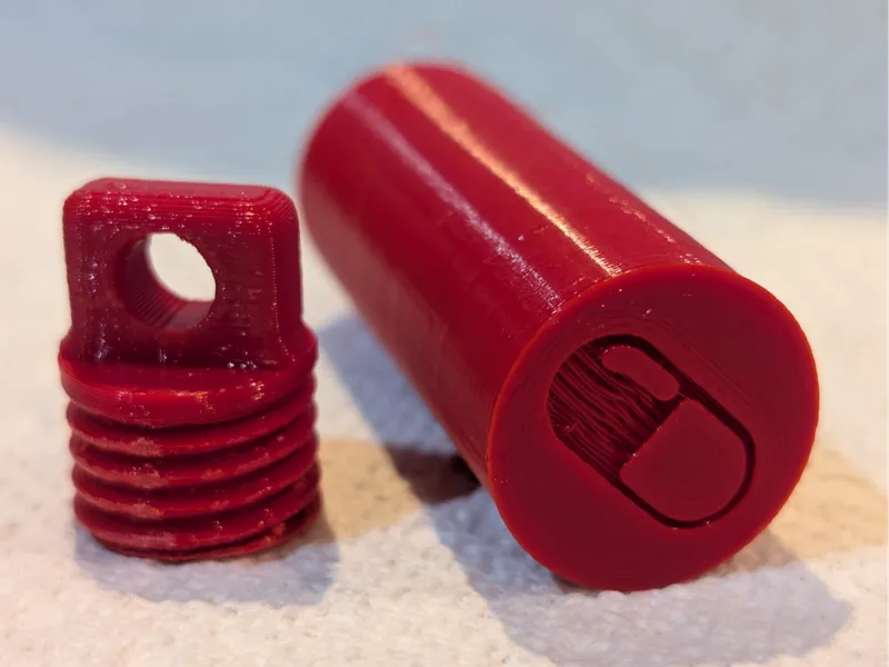 Pill Holder Keychain