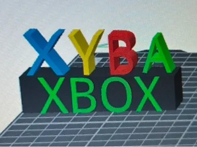 Xbox controller letters sign