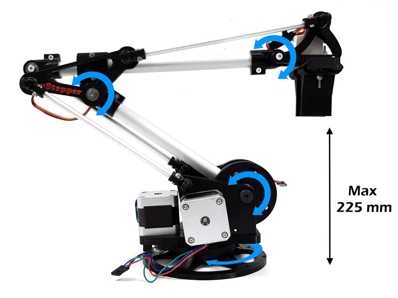 uStepper Robot Arm Rev 4