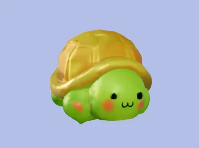 Elegant little ornament! Little turtle