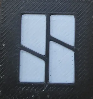 Simple flat bambu logo