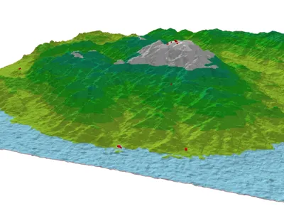 A Miniature Model of Mount Tai