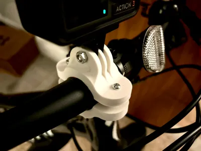 3D Printed Action Camera Bike Mount