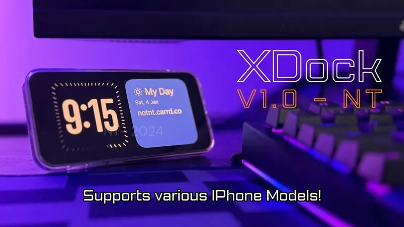 XDock - IPhone Leaning Magsafe StandBy Stand