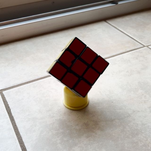 Rubik's Cube Spinning Stand / Holder