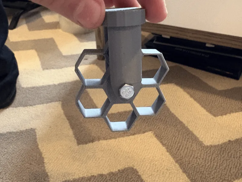 Honeycomb ninja warrior obstacle miniature model
