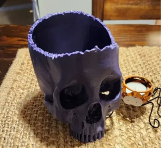 Halloween Skull Bowl