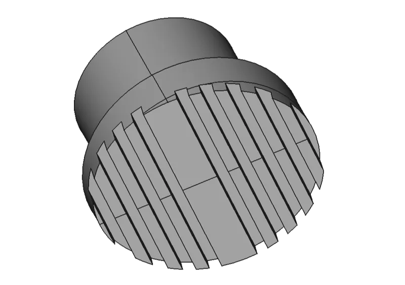 Telescopic leader foot