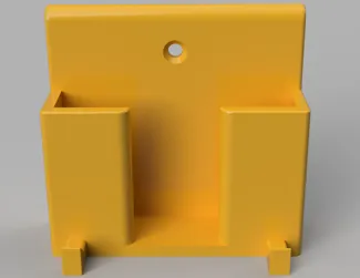 Wall mounted key and wallet holder
