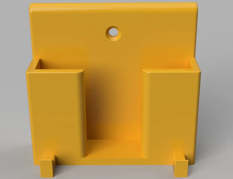 Wall mounted key and wallet holder