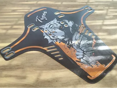 Bicycle Fender/Tiger Stripes