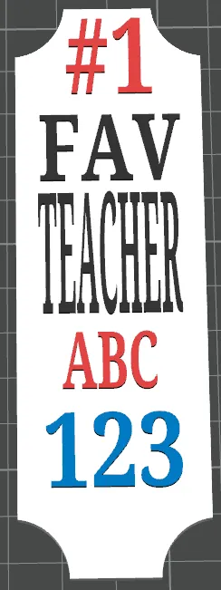 Teacher Bookmark