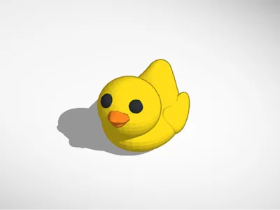 Cut decorating duck