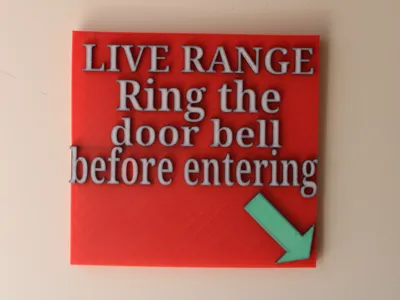 live range sign