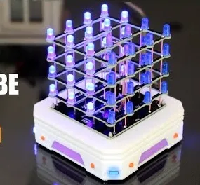 4x4x4 PCB LED CUBE 