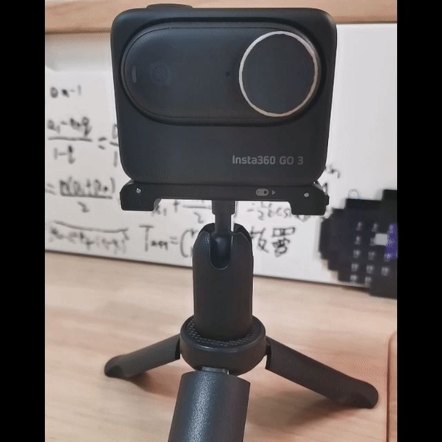 相机握柄/Insta go3/go3s镜头盖