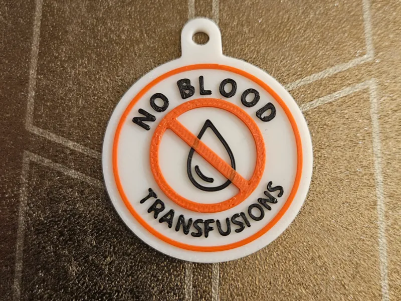 NO BLOOD TAG