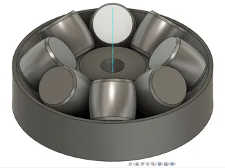 CROSSED BARREL ROLLER BEARING