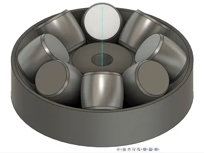 CROSSED BARREL ROLLER BEARING
