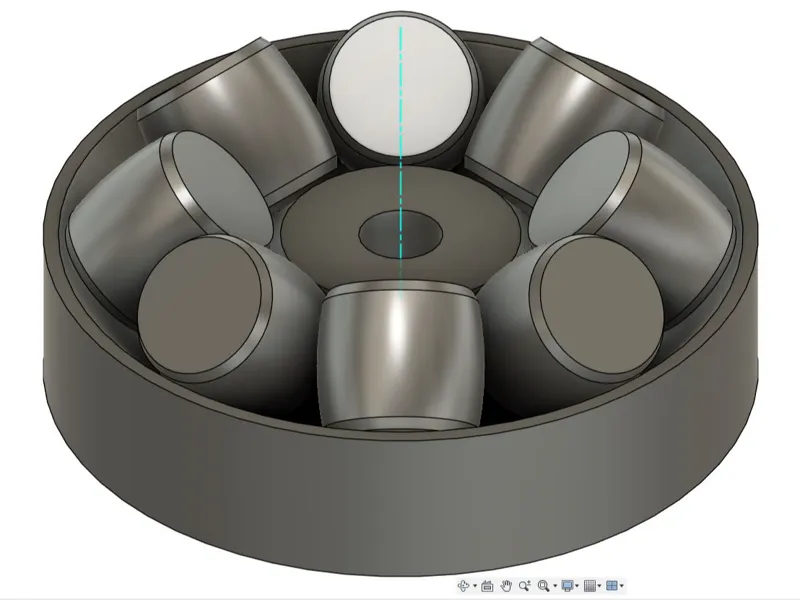 CROSSED BARREL ROLLER BEARING