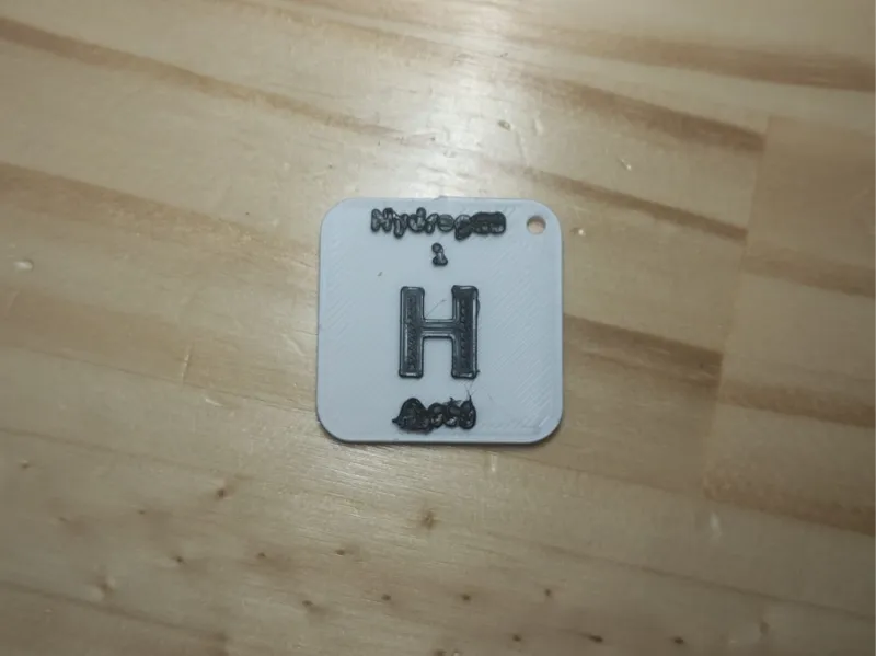 hydrogen keychain