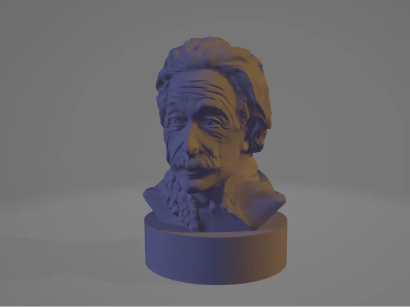 ALBERT EINSTEIN 3D PORTRAIT
