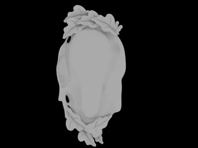 Wood design wall stand 3d model