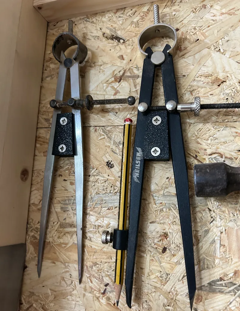 compass/divider holder
